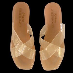 NWOT Matisse Anthropologie Jelly Slide Sandals